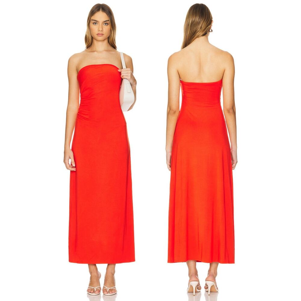 Favorite Daughter Colette Tube Dress Strapless Maxi Formal Party Prom Cocktail L